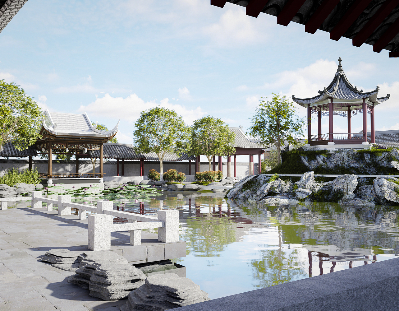 中国古典园林设计——雪堂 - 作品画廊 - D5论坛