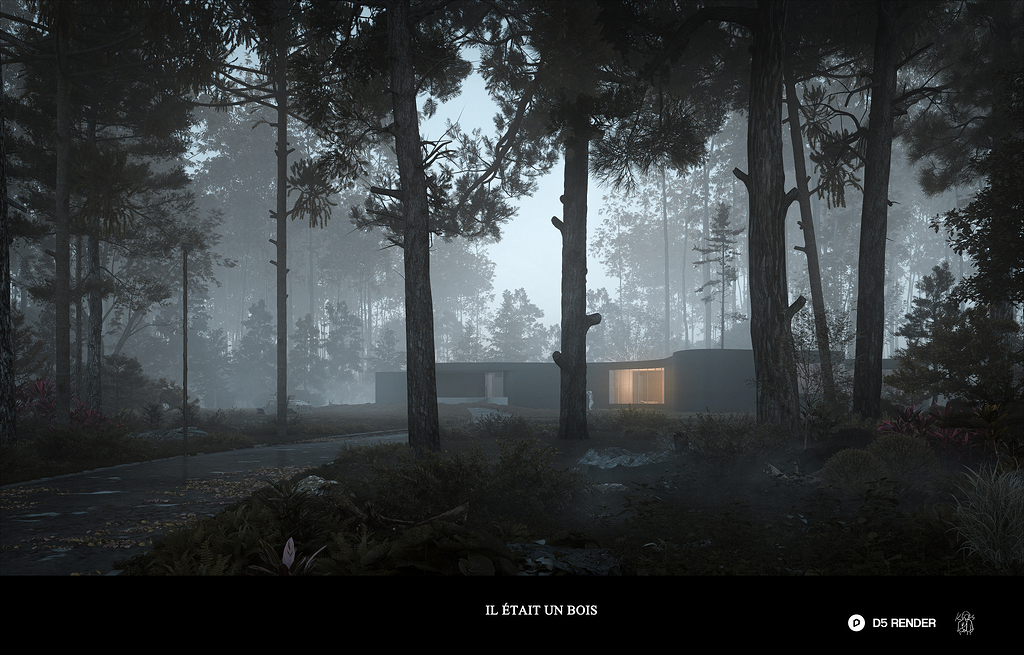 IL ÉTAIT UN BOIS——林间之语 作品画廊 D5渲染器