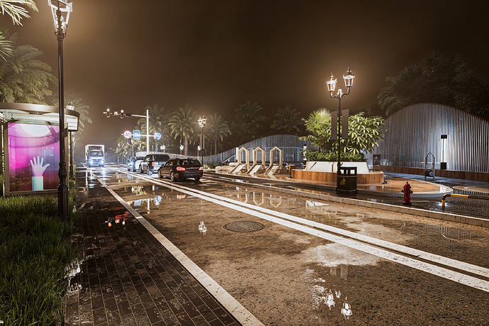 现代公园AI增强