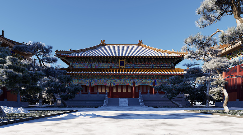 两张古建 - 作品画廊 - D5论坛