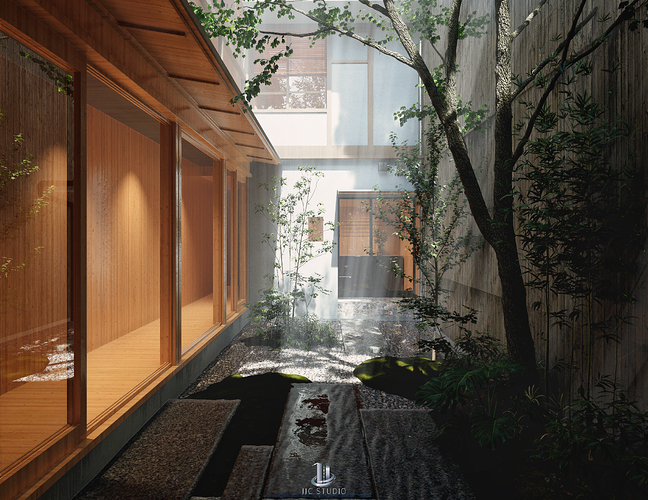 日式庭院 - 作品画廊 - D5论坛